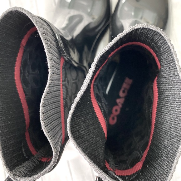 New COACH Rain Bootie - Picture 8 of 9